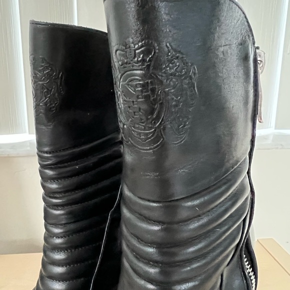 Make me an offer | Alberto Fasciani Black High heel Moto Boots - Picture 10 of 11
